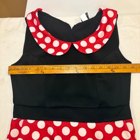 Disney Minnie Mouse Stretch Sleeveless Dress Womens Size M Costume/Cosplay - Picture 6 of 10